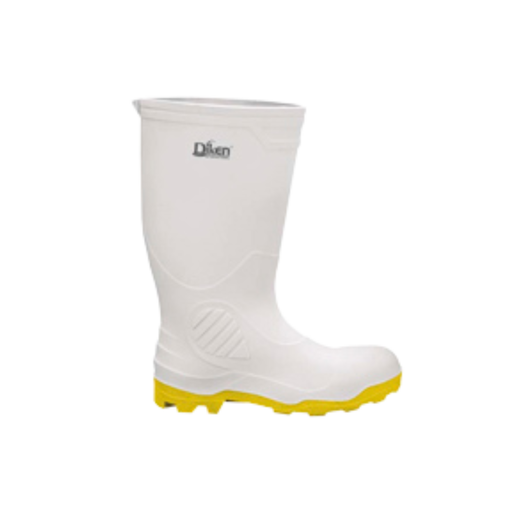 [201463.#24] BOTA ECONOFLEX BLANCA/AMARILLA #24 PAR