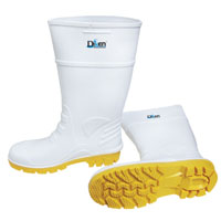 BOTA TITANIUM P/HOMBRE BCA/AMARILLA #30 PAR