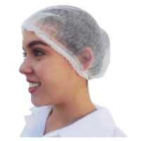 GORRO COFIA AMERICANA 18" LIGERA 1000 PZ BLANCA
