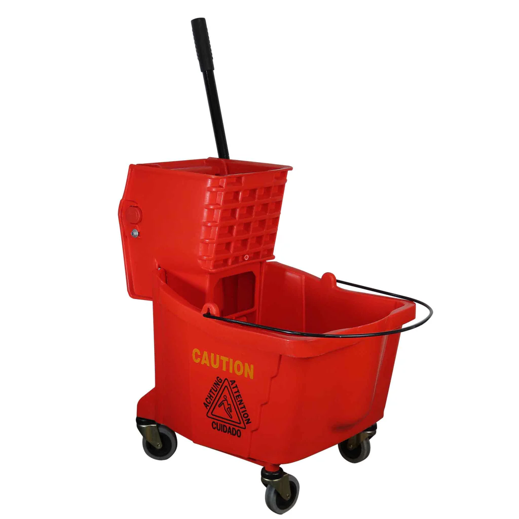 [A00392] CARRITO EXPRIMIDOR 36 LT ROJO SICLEAN