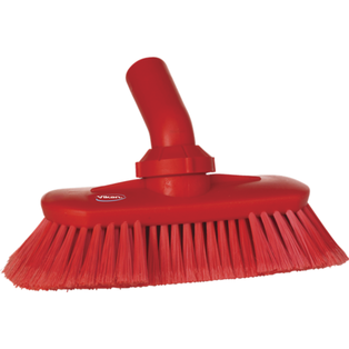 CEPILLO PARED/VEHICULO 8" VIKAN 7067 CERDA SUAVE ROJO