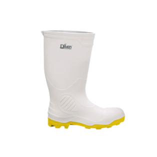 BOTA ECONOFLEX BLANCA/AMARILLA #24 PAR